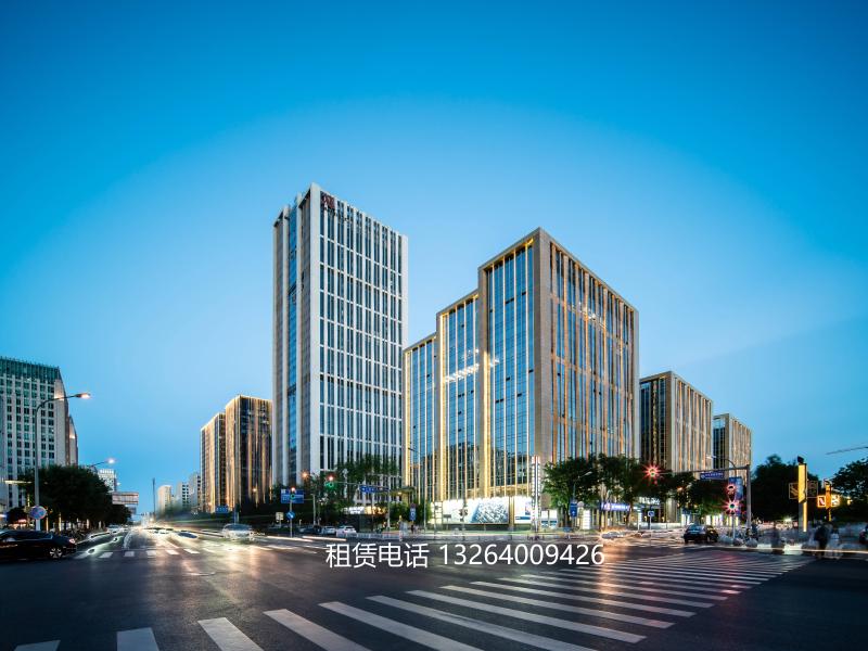 华夏幸福创新中心夜景